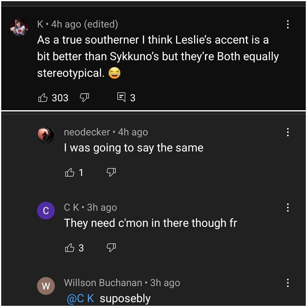 The accents were stereotypical, but some Southerners appreciated the attempt (Image via YouTube)